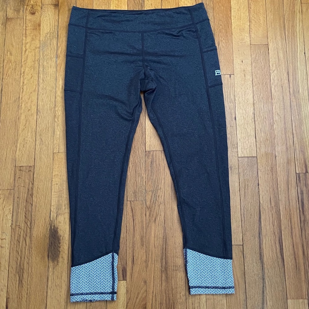 Avalanche Gray High-Waisted Leggings